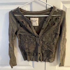 Abercrombie & Fitch lace sweater- size XS